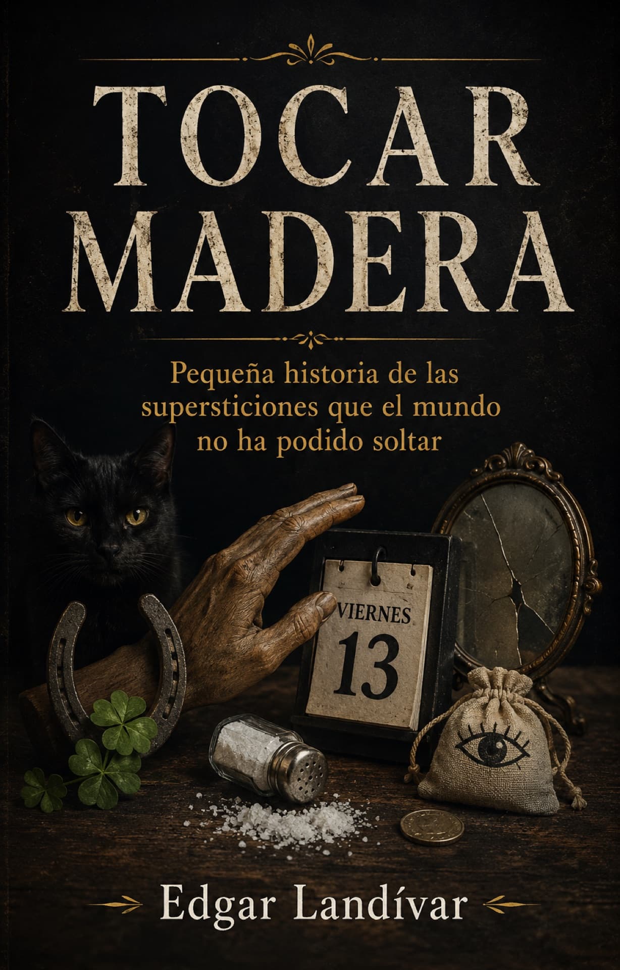 Portada del libro «Tocar madera. Pequeña historia de las supersticiones», de Edgar Landívar