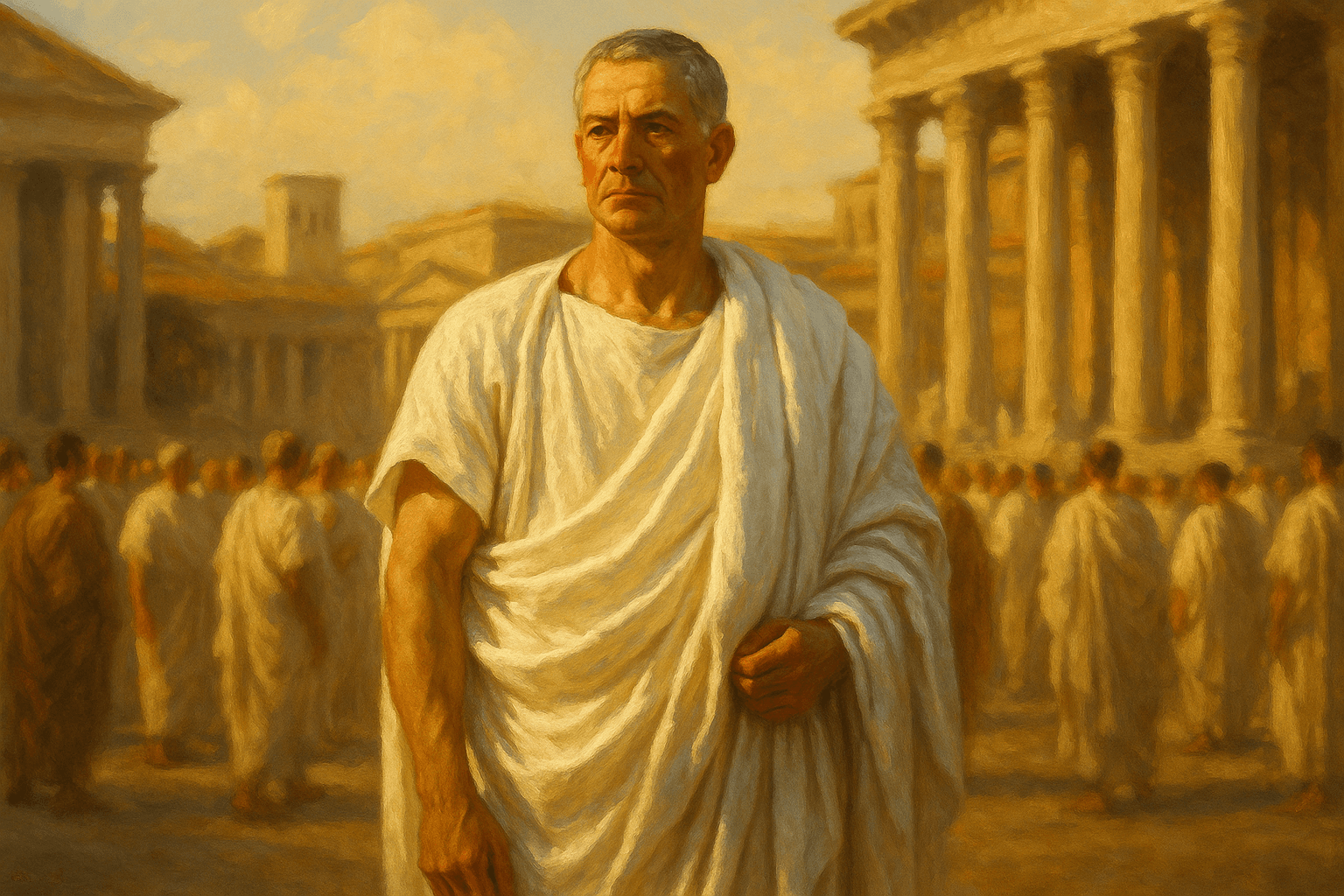 El origen de la palabra candidato: togas y tiza