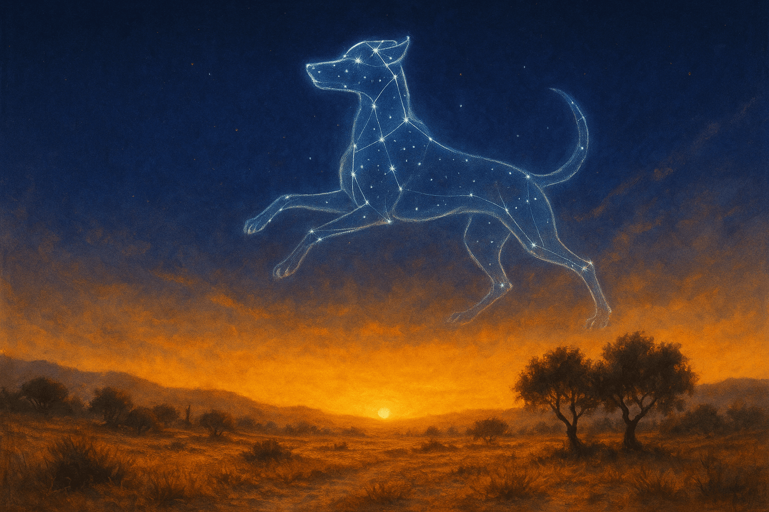 Canícula: la perrita celeste que trae el calor