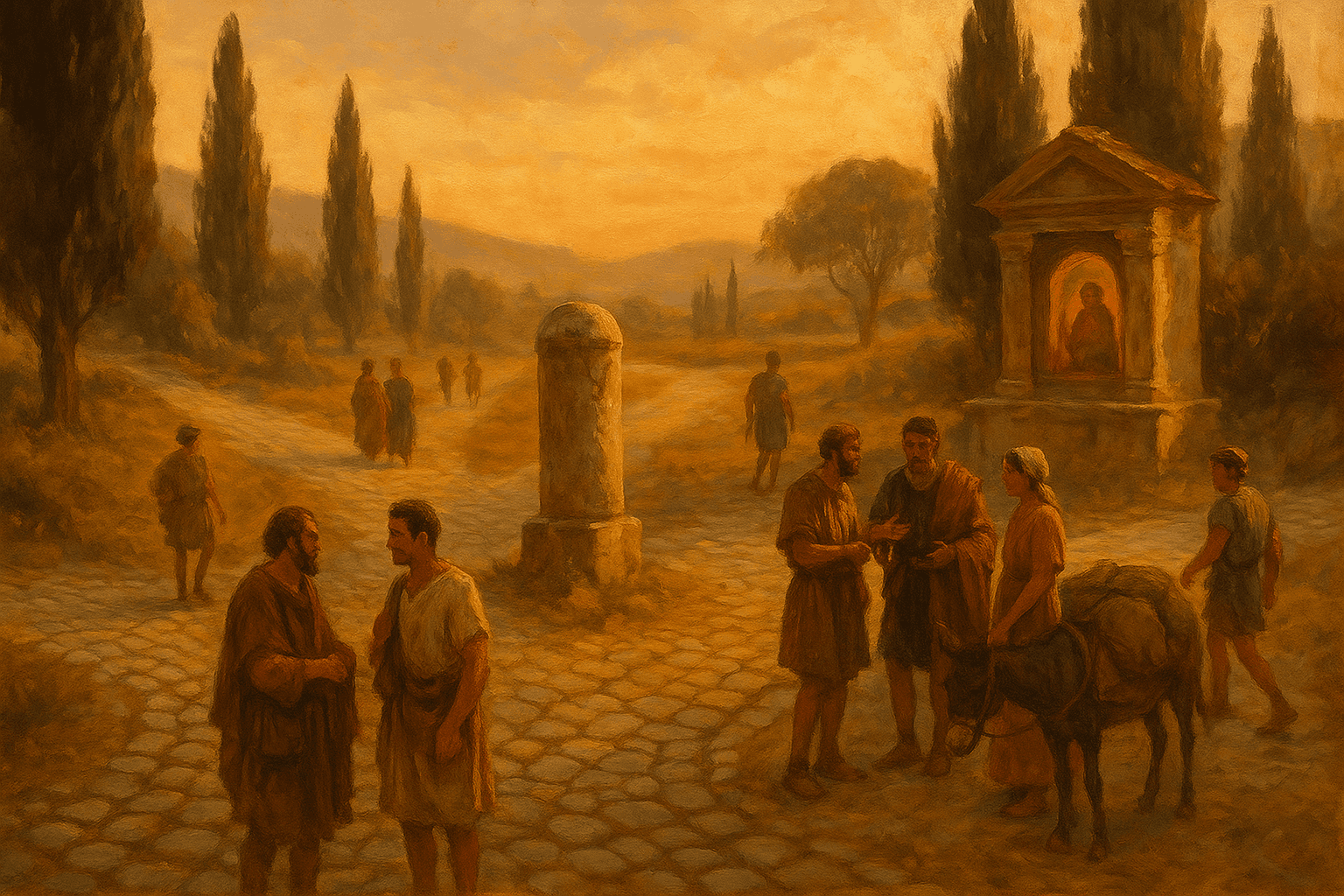 El origen de la palabra trivial: el cruce de tres caminos