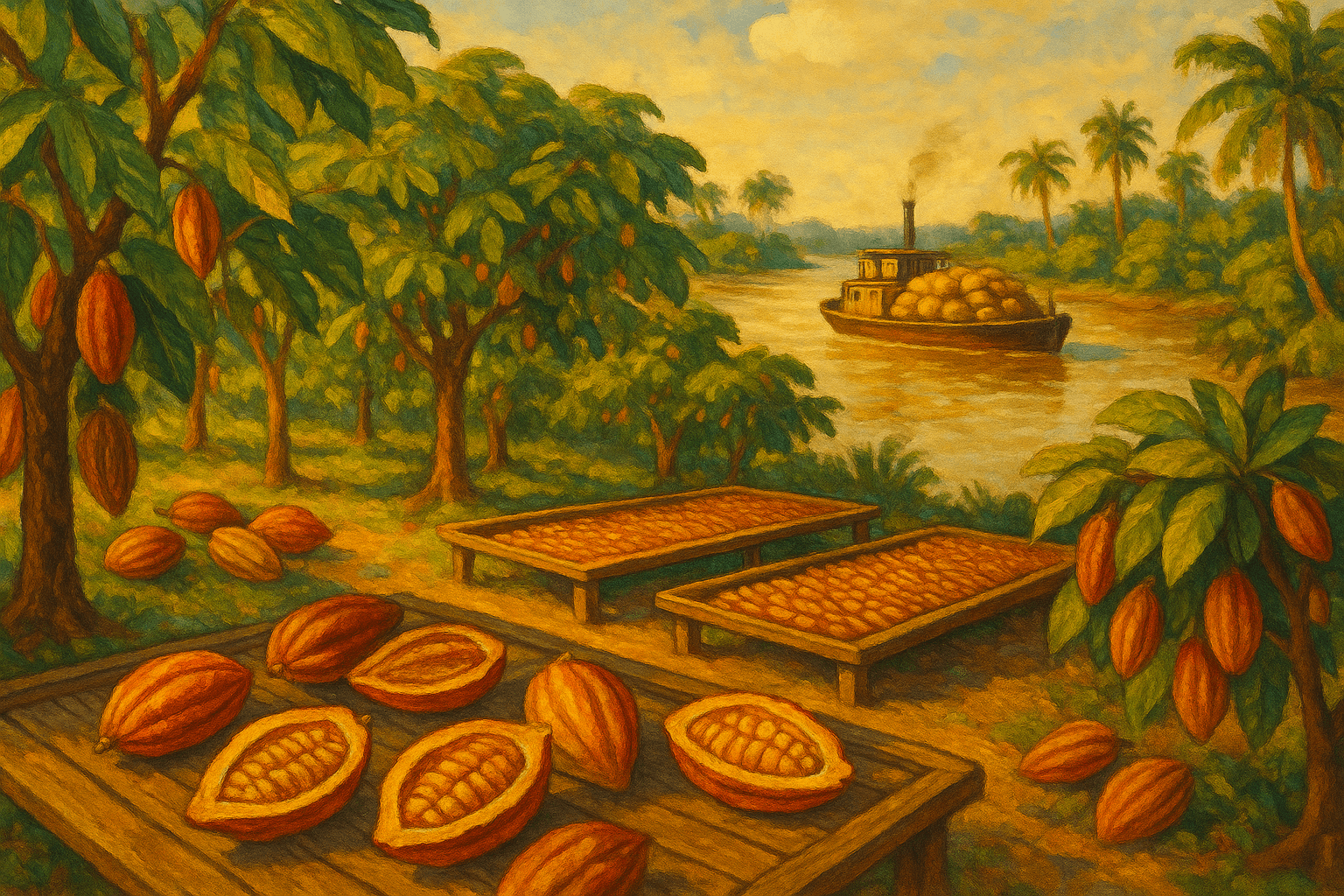 La fiebre del cacao: cuando Ecuador movía fortunas