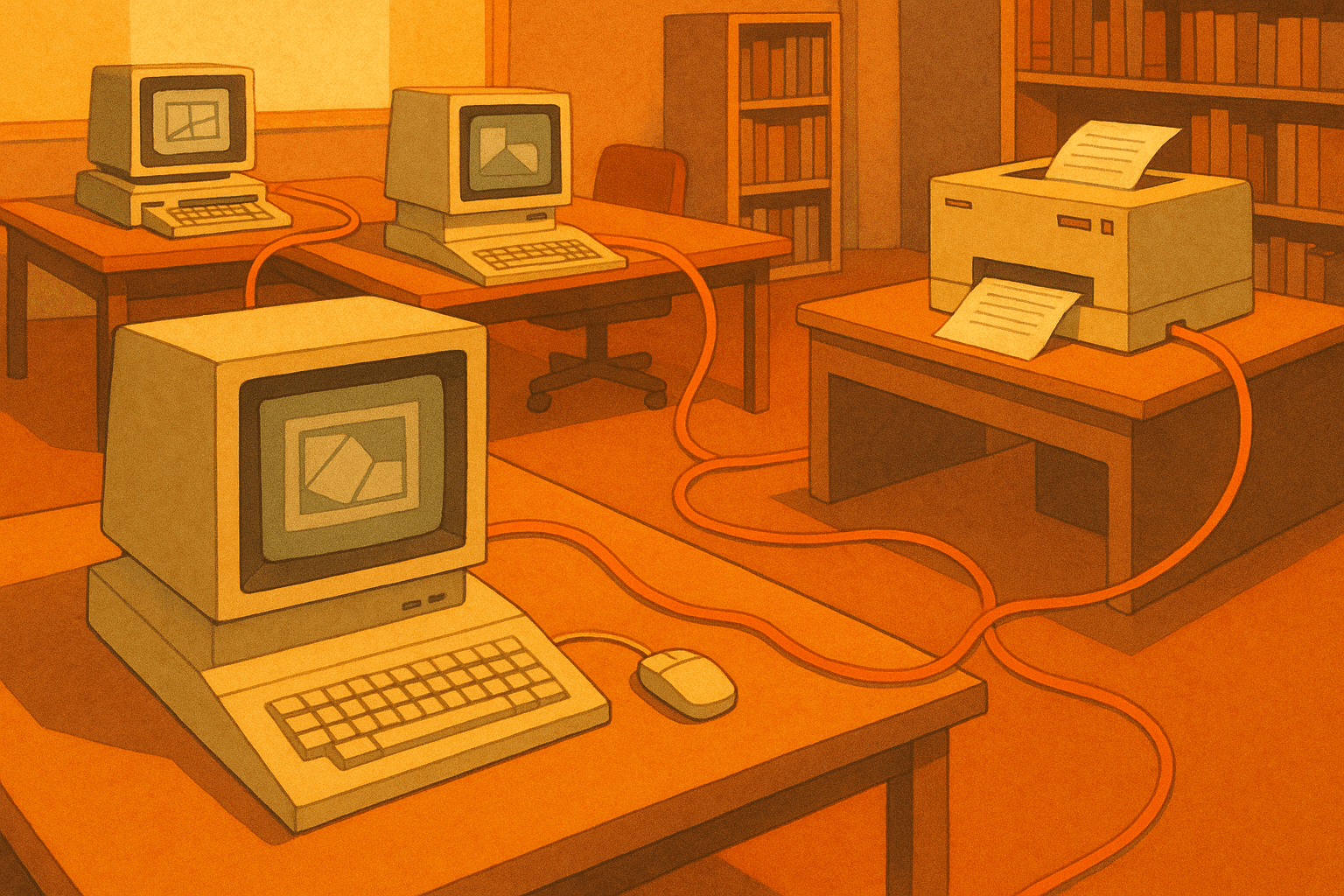 La historia de Ethernet: cómo una oficina compartió datos