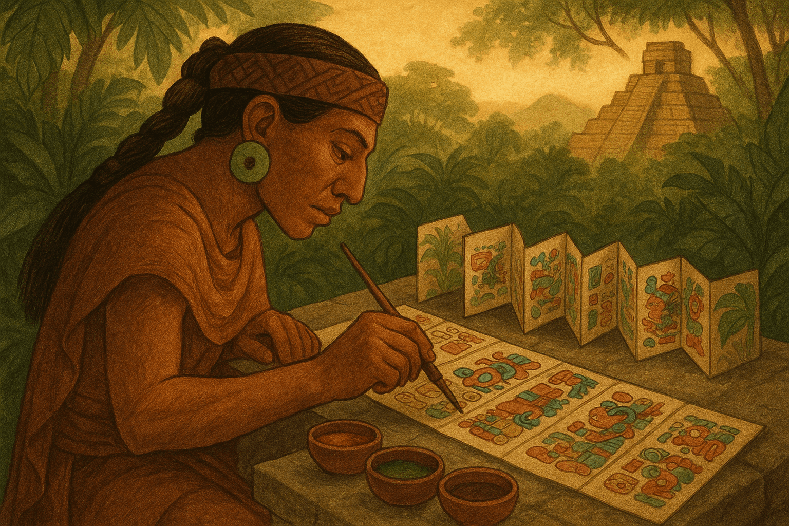 Mayas y aztecas ya fabricaban papel antes de Colón